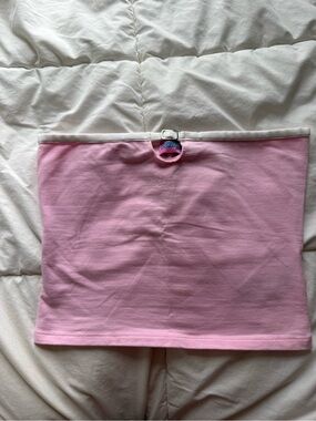 Edikted pink and white tube top